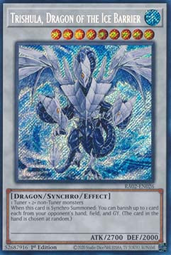Trishula, Dragon of the Ice Barrier (V.3 - Secret Rare) - 25th Anniversary Rarity Collection II (Secret Rare) [026]