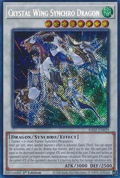 Crystal Wing Synchro Dragon (V.3 - Secret Rare) - 25th Anniversary Rarity Collection II (Secret Rare) [029]