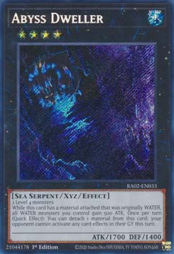 Abyss Dweller (V.3 - Secret Rare) - 25th Anniversary Rarity Collection II (Secret Rare) [033]