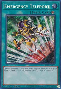 Emergency Teleport (V.3 - Secret Rare) - 25th Anniversary Rarity Collection II (Secret Rare) [RA02-053]