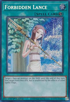 Forbidden Lance (V.3 - Secret Rare) - 25th Anniversary Rarity Collection II (Secret Rare) [058]