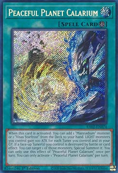 Peaceful Planet Calarium (V.3 - Secret Rare) - 25th Anniversary Rarity Collection II (Secret Rare) [074]