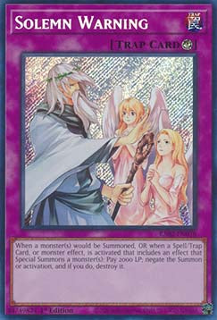 Solemn Warning (V.3 - Secret Rare) - 25th Anniversary Rarity Collection II (Secret Rare) [078]