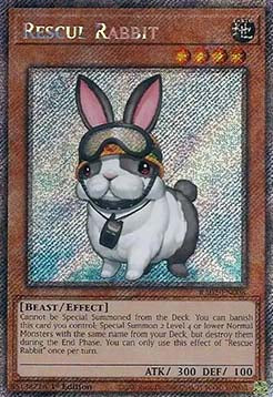 Rescue Rabbit (V.4 - Platinum Secret Rare) - 25th Anniversary Rarity Collection II (Platinum Secret Rare) [008]