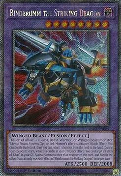 Rindbrumm the Striking Dragon (V.4 - Platinum Secret Rare) - 25th Anniversary Rarity Collection II (Platinum Secret Rare) [025]