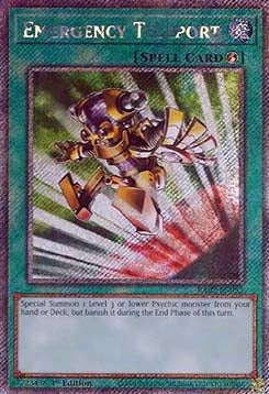 Emergency Teleport (V.4 - Platinum Secret Rare) - 25th Anniversary Rarity Collection II (Platinum Secret Rare) [053]