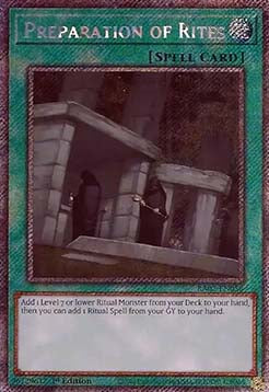 Preparation of Rites (V.4 - Platinum Secret Rare) - 25th Anniversary Rarity Collection II (Platinum Secret Rare) [056]