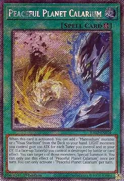 Peaceful Planet Calarium (V.4 - Platinum Secret Rare) - 25th Anniversary Rarity Collection II (Platinum Secret Rare) [074]