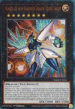 Number 38: Hope Harbinger Dragon Titanic Galaxy (V.7 - Ultimate Rare) - 25th Anniversary Rarity Collection II (Ultimate Rare) [036]