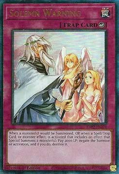 Solemn Warning (V.7 - Ultimate Rare) - 25th Anniversary Rarity Collection II (Ultimate Rare) [078]