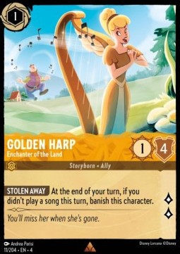 Golden Harp - Enchanter of the Land - Ursula's Return (Rare) [11]