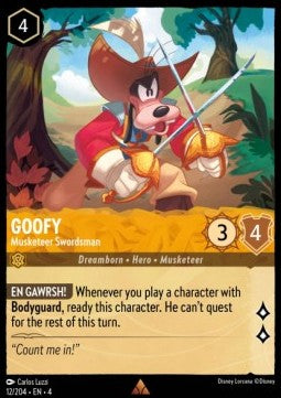 Goofy - Musketeer Swordsman - Ursula's Return (Rare) [12]