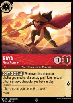 Raya - Fierce Protector - Ursula's Return (Super Rare) [121]