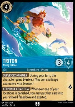 Triton - Young Prince - Ursula's Return (Uncommon) [160]