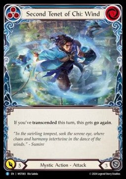 Second Tenet of Chi: Wind (Regular) - Part the Mistveil (Rare) [MST-083]
