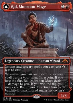 Ral, Monsoon Mage // Ral, Leyline Prodigy (V.1) - Modern Horizons 3: Extras (Mythic) [XMH3-445]