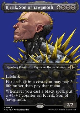 K'rrik, Son of Yawgmoth (V.1) - Modern Horizons 3: Extras (Rare) [XMH3-365]