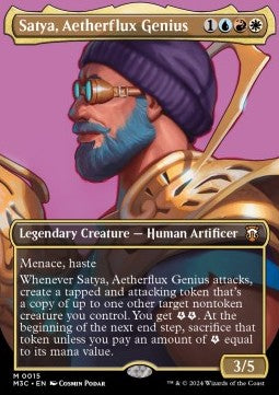 Satya, Aetherflux Genius (V.1) - Commander: Modern Horizons 3: Extras (Mythic) [15]
