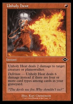 Unholy Heat - Modern Horizons 3: Retro Frame Cards (Common) [13]