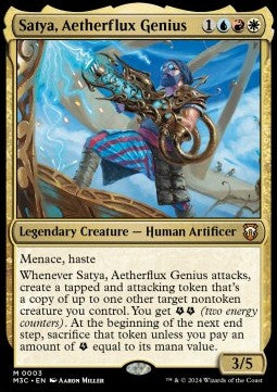 Satya, Aetherflux Genius - Commander: Modern Horizons 3 (Mythic) [3]