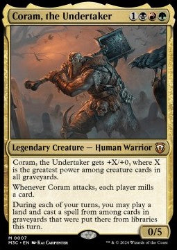 Coram, the Undertaker - Commander: Modern Horizons 3 (Mythic) [7]