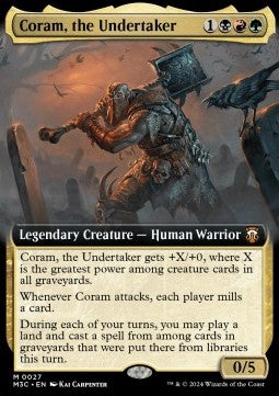 Coram, the Undertaker (V.3) - Commander: Modern Horizons 3: Extras (Mythic) [XM3C-27]
