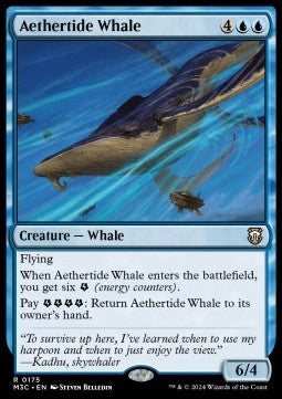 Aethertide Whale - Commander: Modern Horizons 3 (Rare) [175]