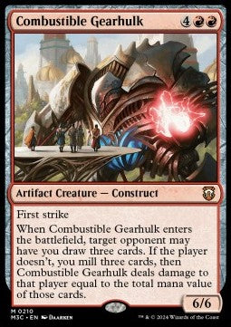Combustible Gearhulk - Commander: Modern Horizons 3 (Mythic) [210]