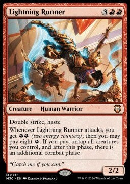 Lightning Runner - Commander: Modern Horizons 3 (Mythic) [215]
