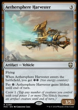 Aethersphere Harvester - Commander: Modern Horizons 3 (Rare) [280]