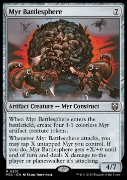 Myr Battlesphere - Commander: Modern Horizons 3 (Rare) [301]
