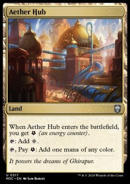 Aether Hub - Commander: Modern Horizons 3 (Uncommon) [M3C-317]