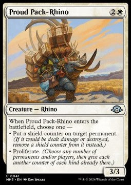 Proud Pack-Rhino - Modern Horizons 3 (Uncommon) [41]