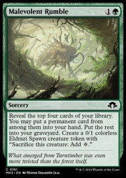 Malevolent Rumble - Modern Horizons 3 (Common) [161]