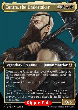 Coram, the Undertaker (V.4) - Commander: Modern Horizons 3: Extras (Mythic) [138]