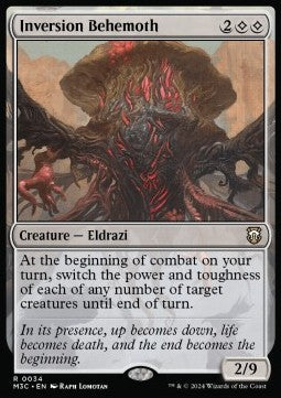 Inversion Behemoth - Commander: Modern Horizons 3 (Rare) [34]