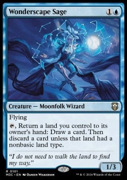 Wonderscape Sage - Commander: Modern Horizons 3 (Rare) [101]