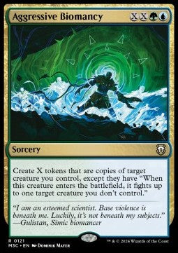 Aggressive Biomancy - Commander: Modern Horizons 3 (Rare) [121]