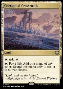 Corrupted Crossroads - Commander: Modern Horizons 3 (Rare) [332]