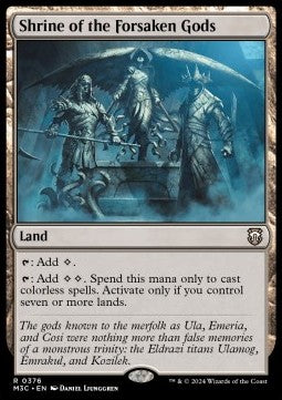 Shrine of the Forsaken Gods - Commander: Modern Horizons 3 (Rare) [376]