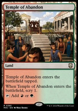 Temple of Abandon - Commander: Modern Horizons 3 (Rare) [385]