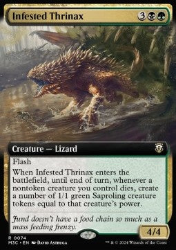 Infested Thrinax (V.1) - Commander: Modern Horizons 3: Extras (Rare) [XM3C-74]