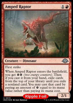 Amped Raptor - Modern Horizons 3: Extras (Uncommon) [513]