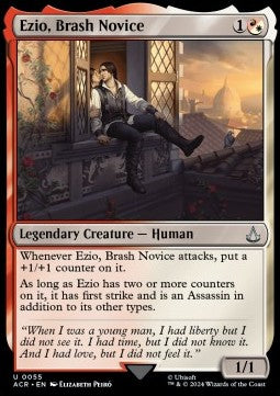 Ezio, Brash Novice - Universes Beyond: Assassin's Creed (Uncommon) [55]