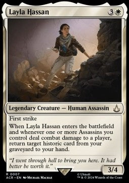 Layla Hassan - Universes Beyond: Assassin's Creed (Rare) [7]