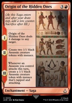 Origin of the Hidden Ones - Universes Beyond: Assassin's Creed (Uncommon) [36]