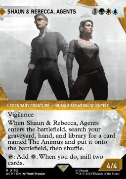Shaun & Rebecca, Agents (V.1) - Universes Beyond: Assassin's Creed: Extras (Rare) [152]