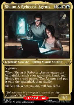 Shaun & Rebecca, Agents (V.2) - Universes Beyond: Assassin's Creed: Extras (Rare) [XACR-247]