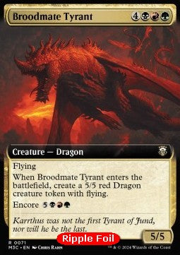 Broodmate Tyrant (V.2) - Commander: Modern Horizons 3: Extras (Rare) [71]