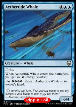 Aethertide Whale - Commander: Modern Horizons 3: Extras (Rare) [175]